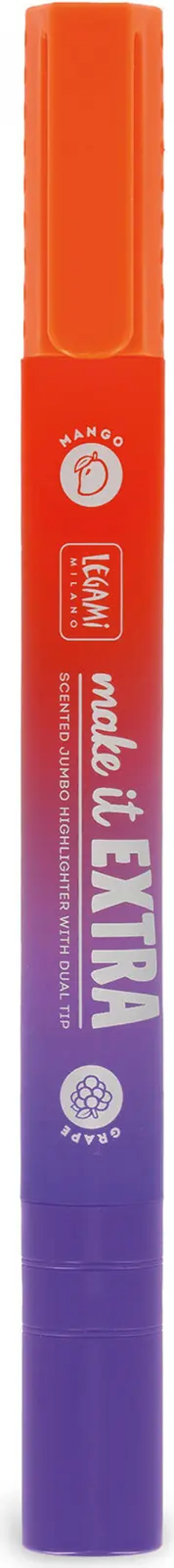 Legami Vonný zvýrazňovač Legami Make It Extra Scented Jumbo Highlighter - Orange + Purple