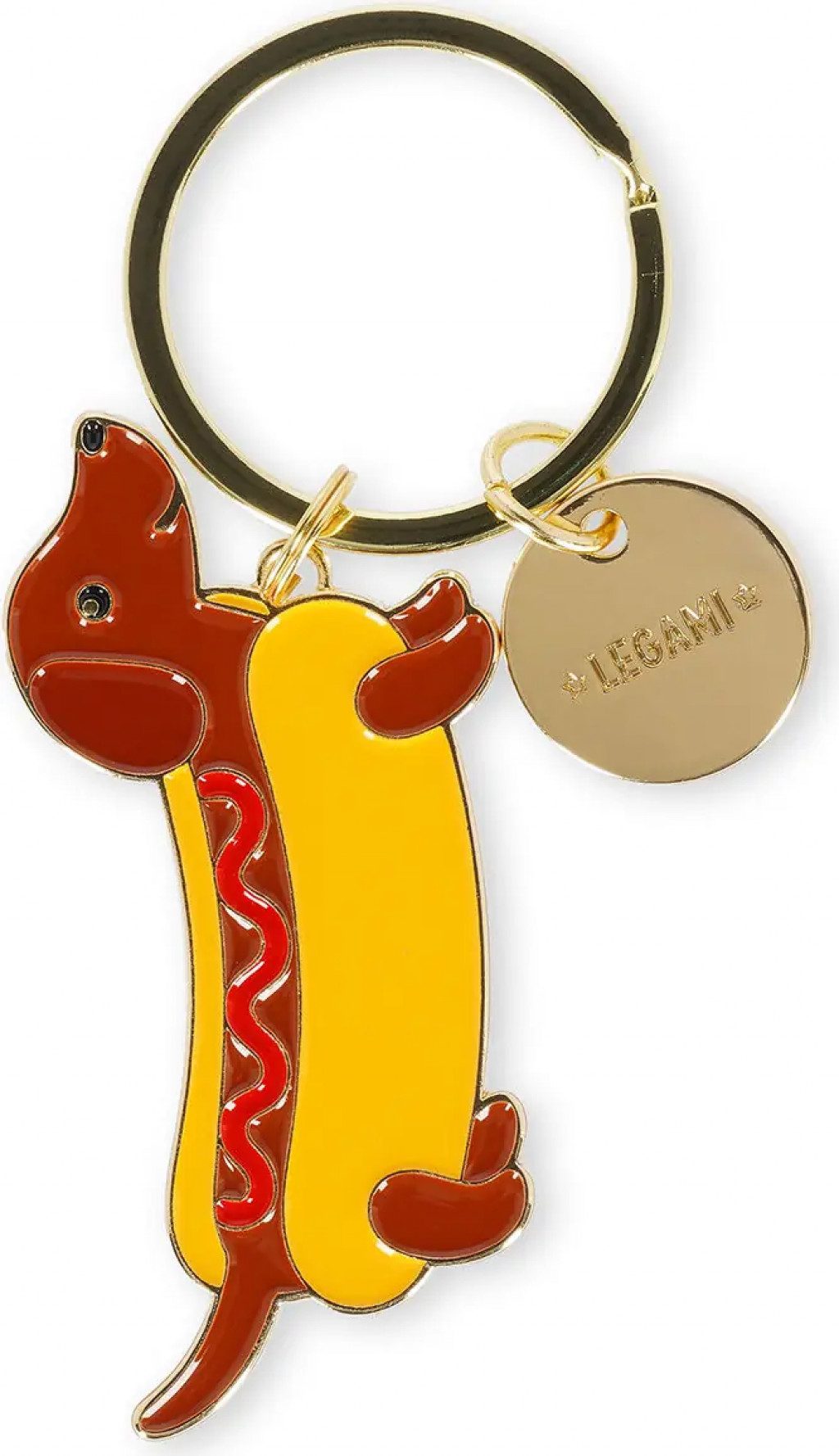 Legami Prívesok na kľúče Legami What A Key Ring Enamel Key Ring - Dachshund