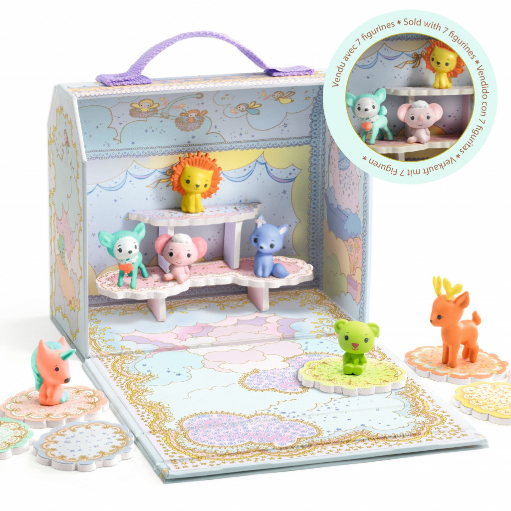 DJECO Tinyly Mini domček v kufríku Tinypets