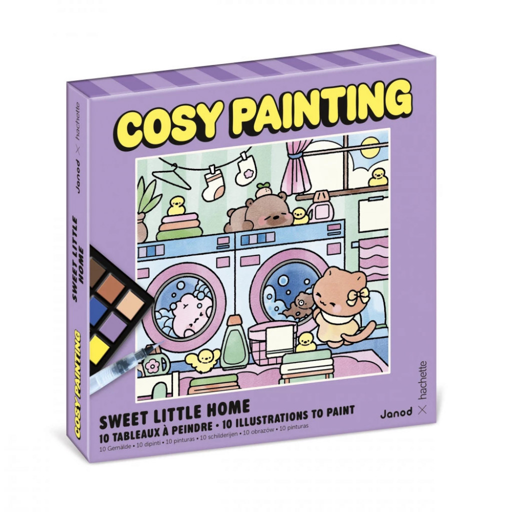 Janod Cosy Painting Maľovanie akvarelom Sladký domov