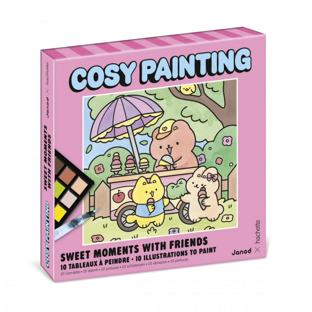 Janod Cosy Painting Maľovanie akvarelom Pohoda s priateľmi