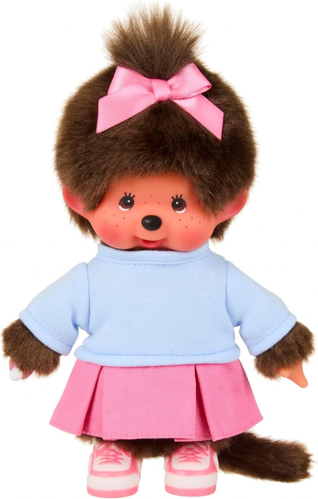 Monchhichi Monchhichi Mončiči dievča so sukňou a teniskami 20cm