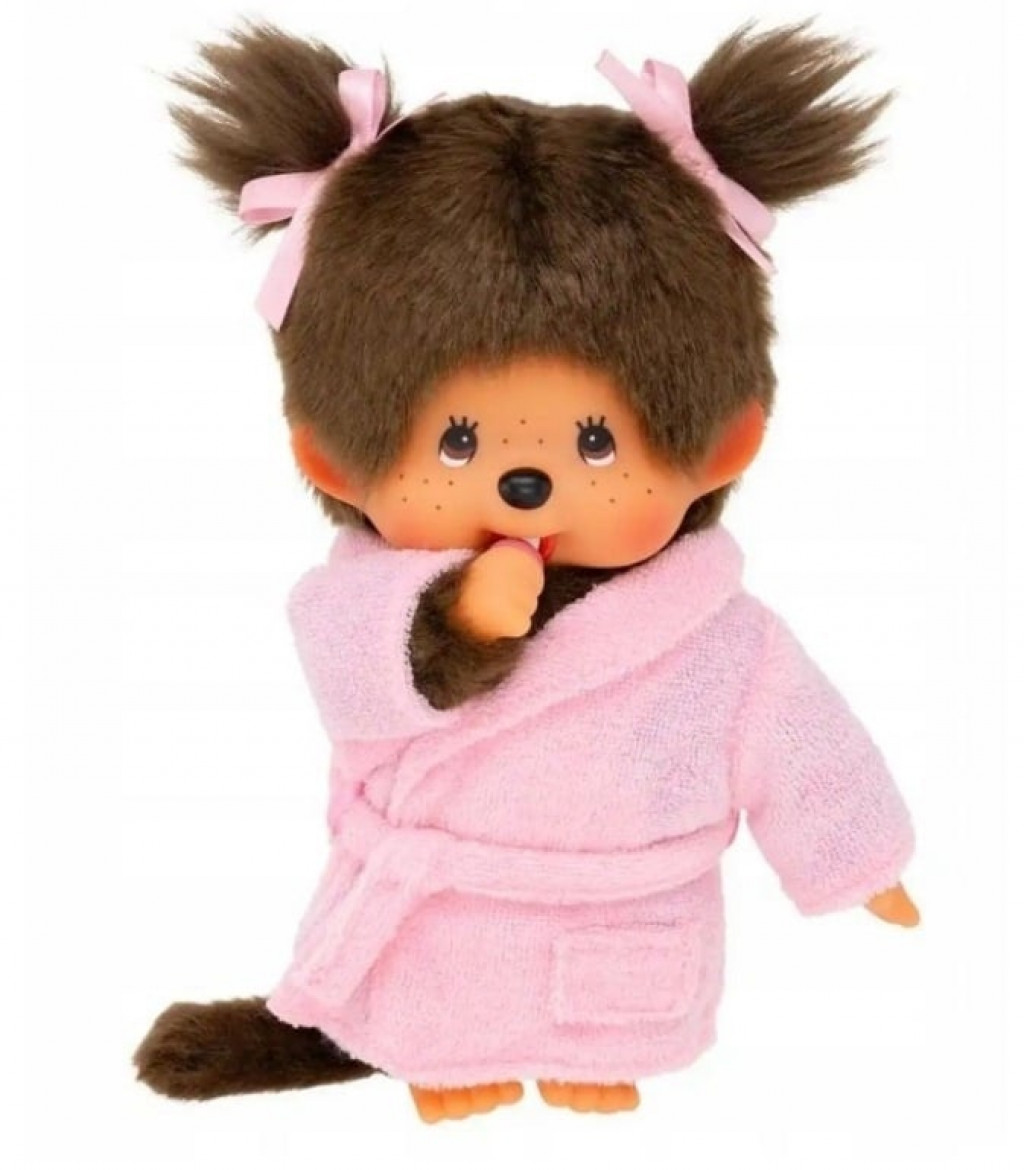 Monchhichi Monchhichi Mončiči dievča v župane 20cm