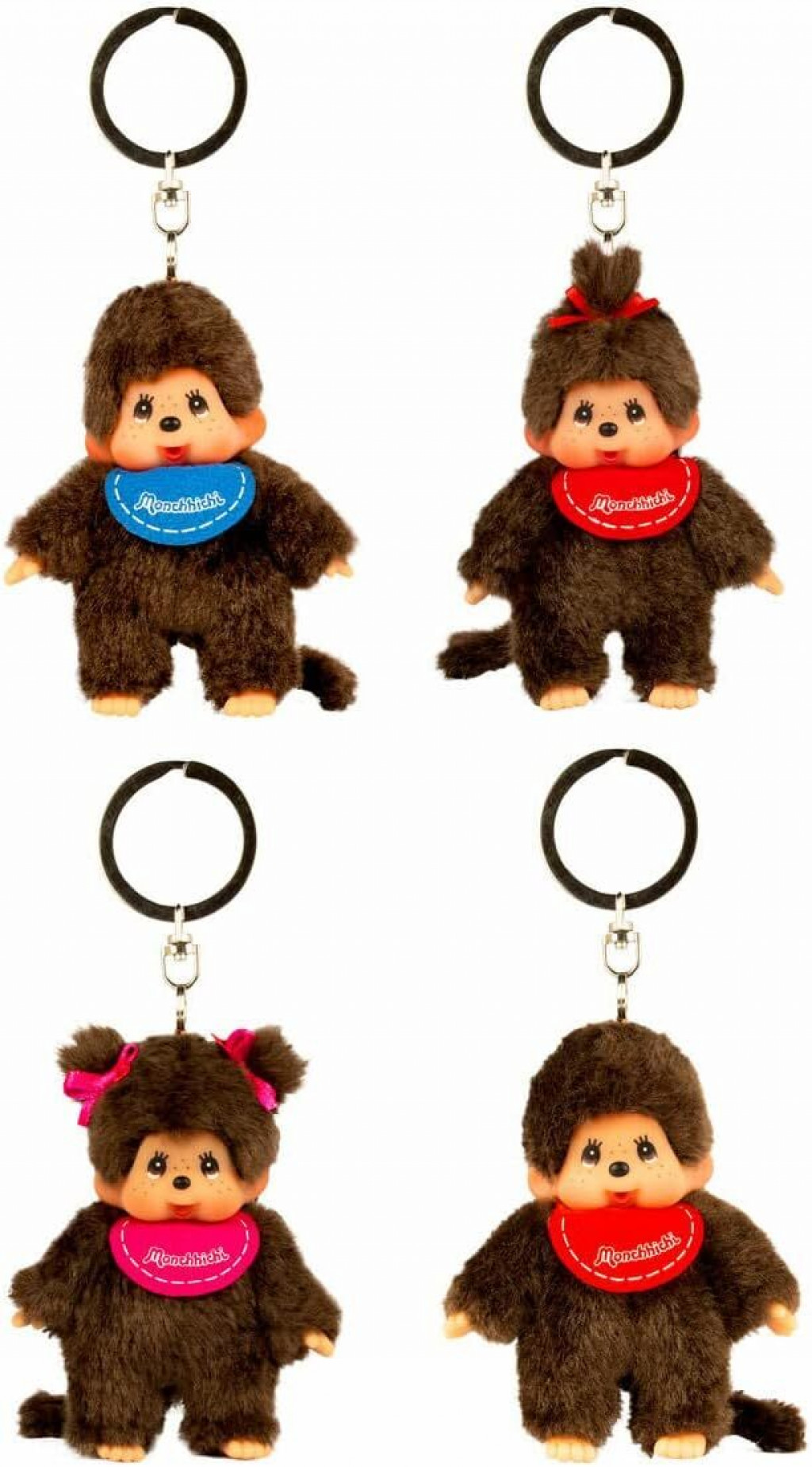 Monchhichi Monchhichi Mončiči kľúčenka 10cm (4 druhy)
