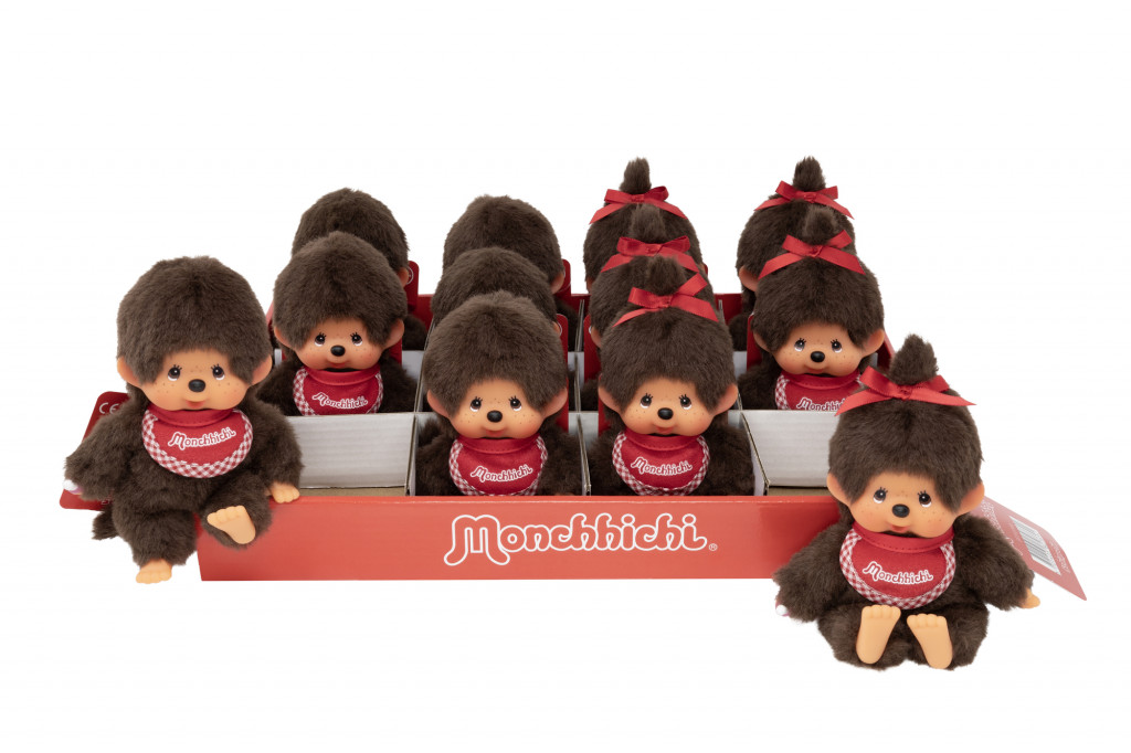 Monchhichi Monchhichi Mončiči standard Chlapec a Dievča 14cm assort