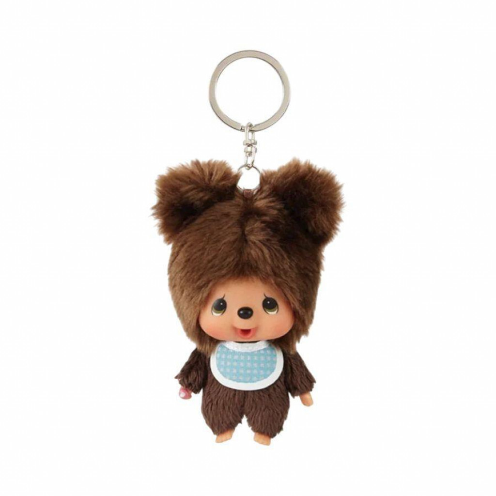 Monchhichi Monchhichi Mončiči friends Kuma Big Head kľúčenka 10cm