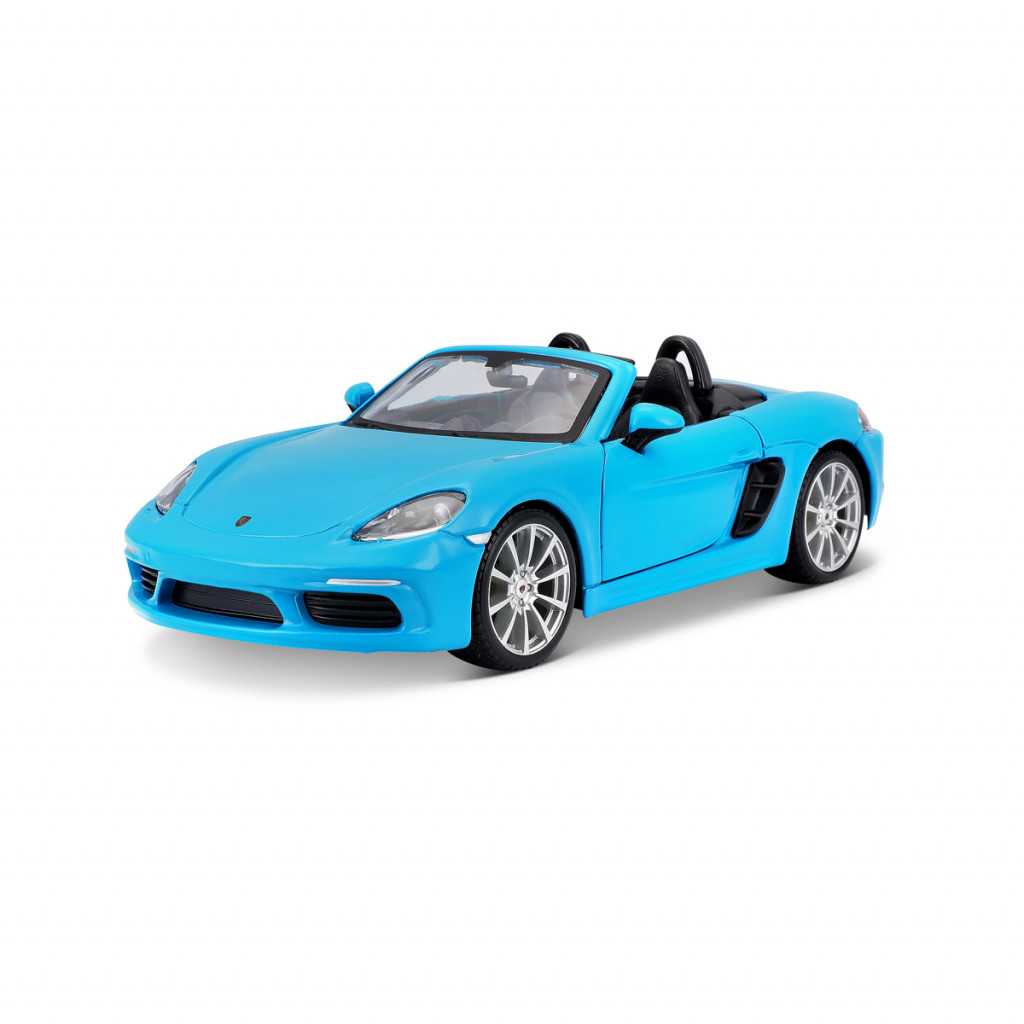 Bburago Bburago - Autá HOBBY, Plus, Porsche 718 Boxster, modrá, 1:24