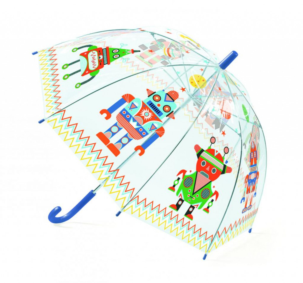 DJECO Roboti: dáždnik (70 cm priemer)