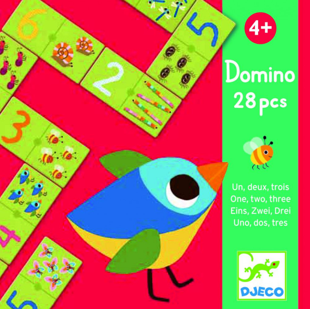 DJECO Domino  Raz, dva, tri