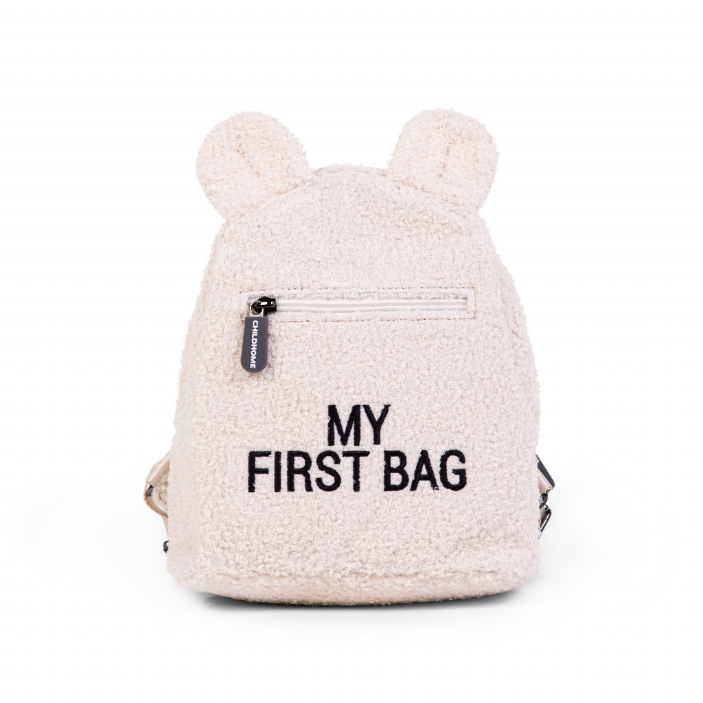 Childhome Detský batoh My First Bag Teddy Off White