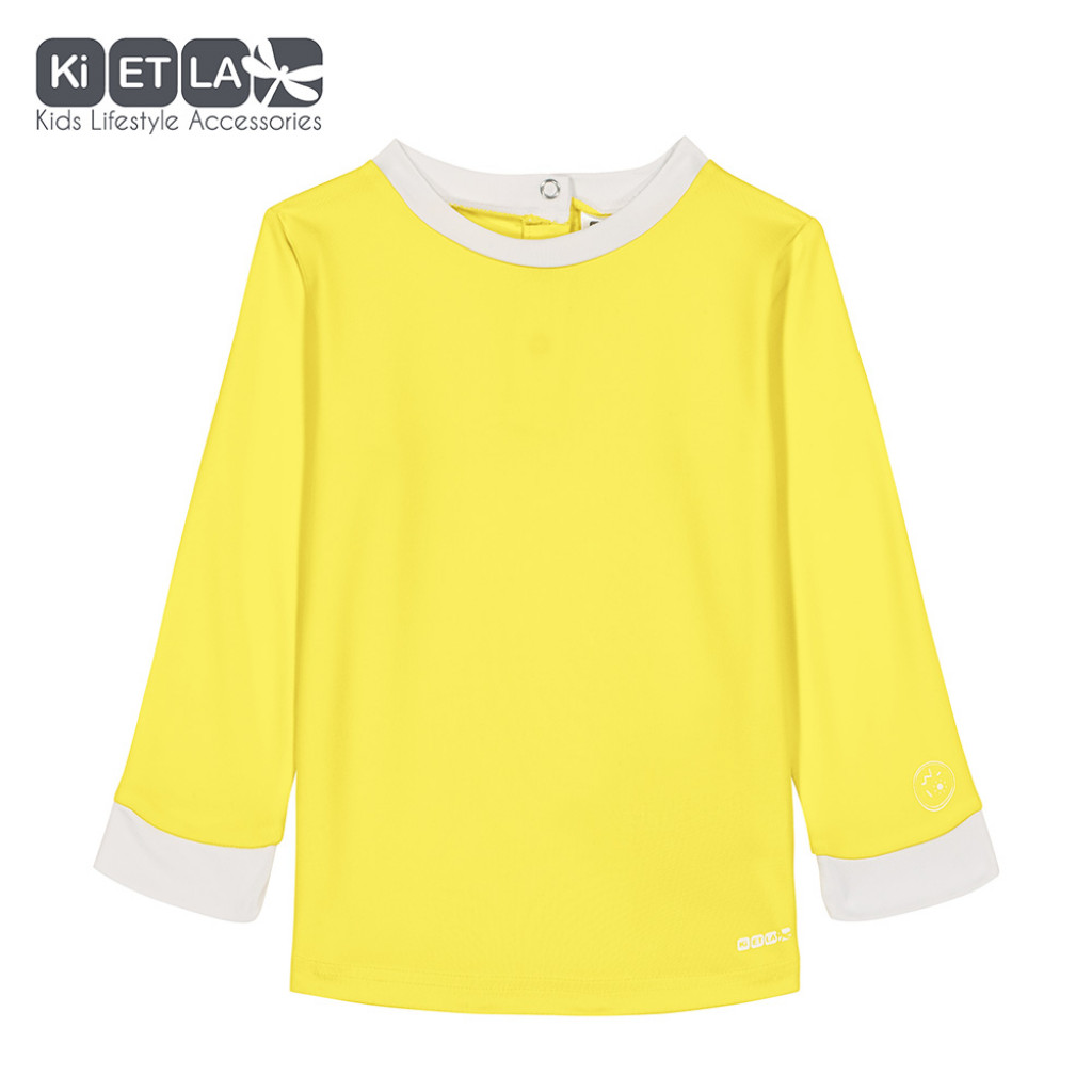 KiETLA Plavky s UV ochranou top 2-3 roky (žltá)