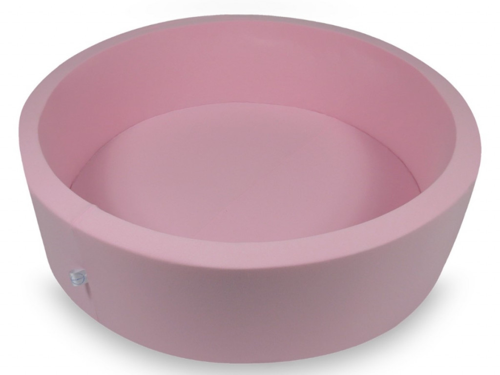 Elis design Detský suchý bazénik okrúhly 110x30 bez loptičiek - ružový