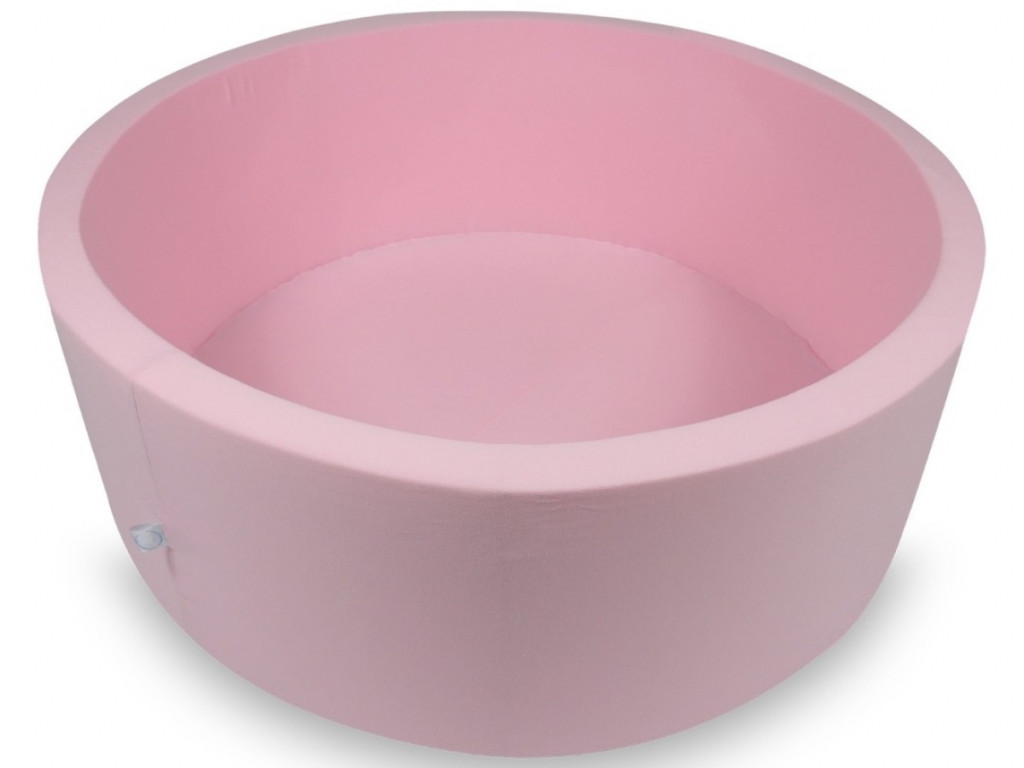 Elis design Detský suchý bazénik okrúhly 110x40 bez loptičiek - ružový