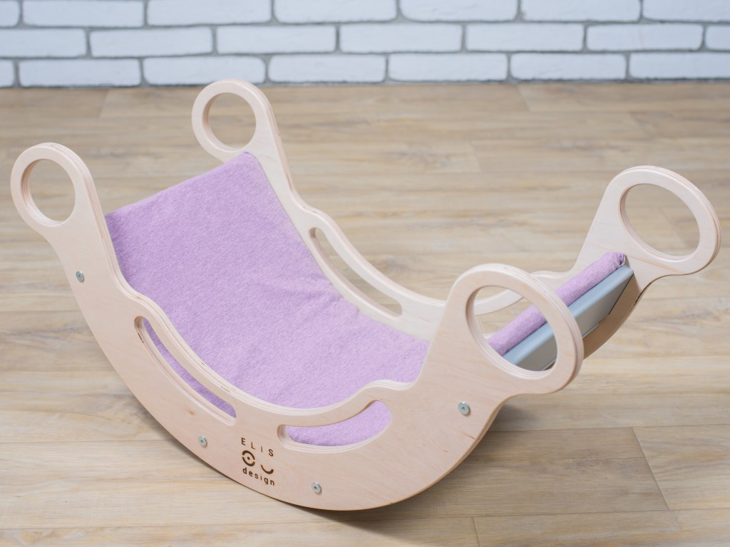 Elis design Poťah na Montessori hojdačku 5in1 s elastanom barva: fialová