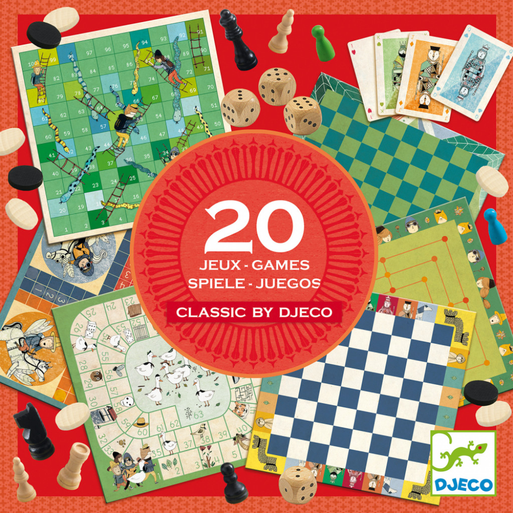 DJECO 20 Classic by Djeco- zbierka 20 klasických hier