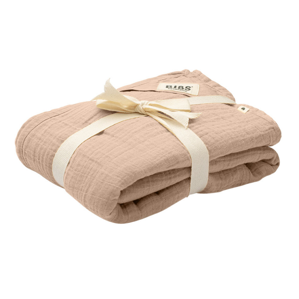 BIBS Mušelínová zavinovačka z BIO bavlny (Blush)