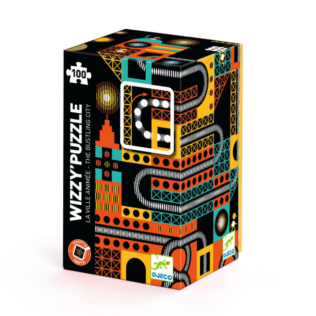 DJECO Živé mesto: Magické Wizzy Puzzle
