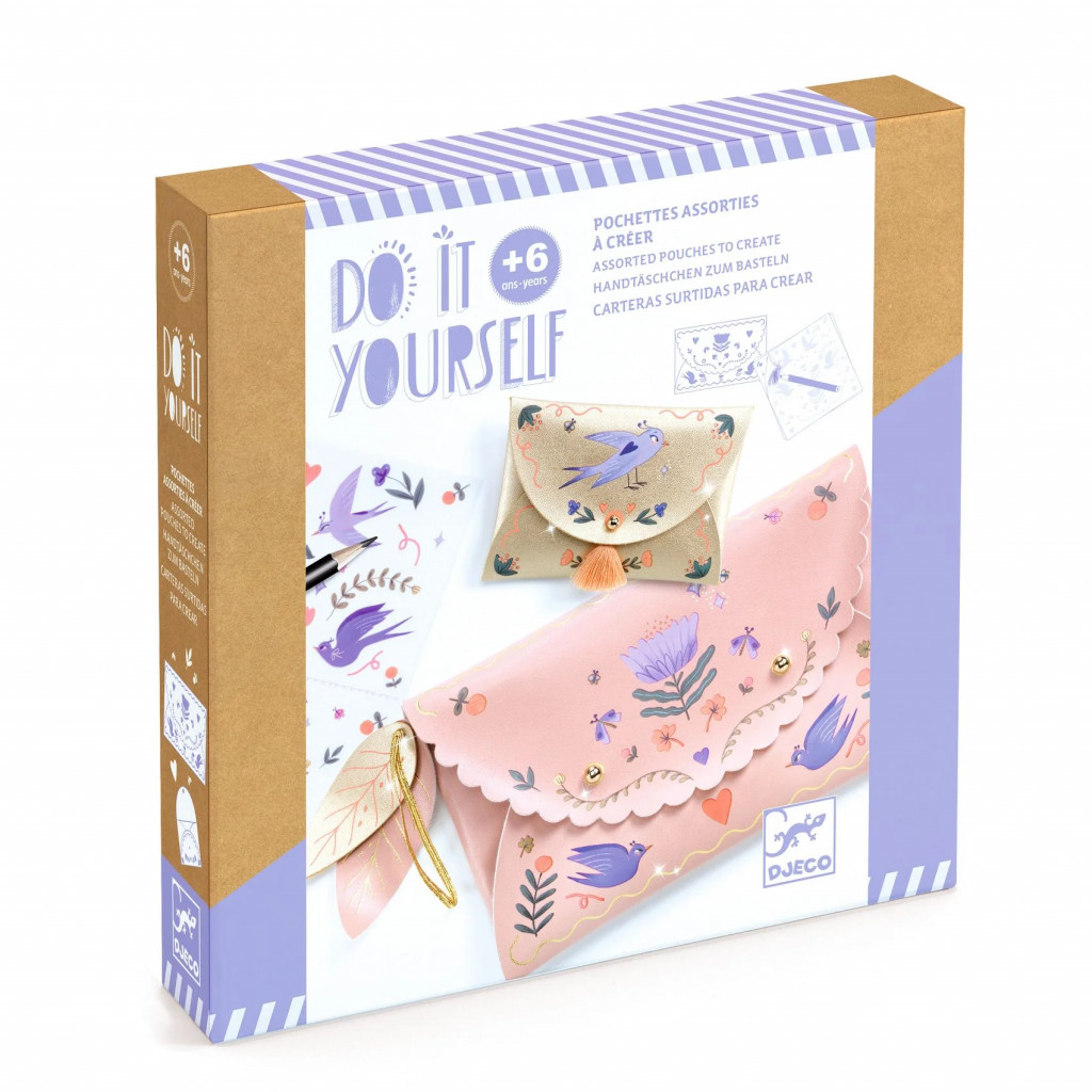 DJECO DIY-Vytvor si sám: Zdobené puzdrá Parádničky