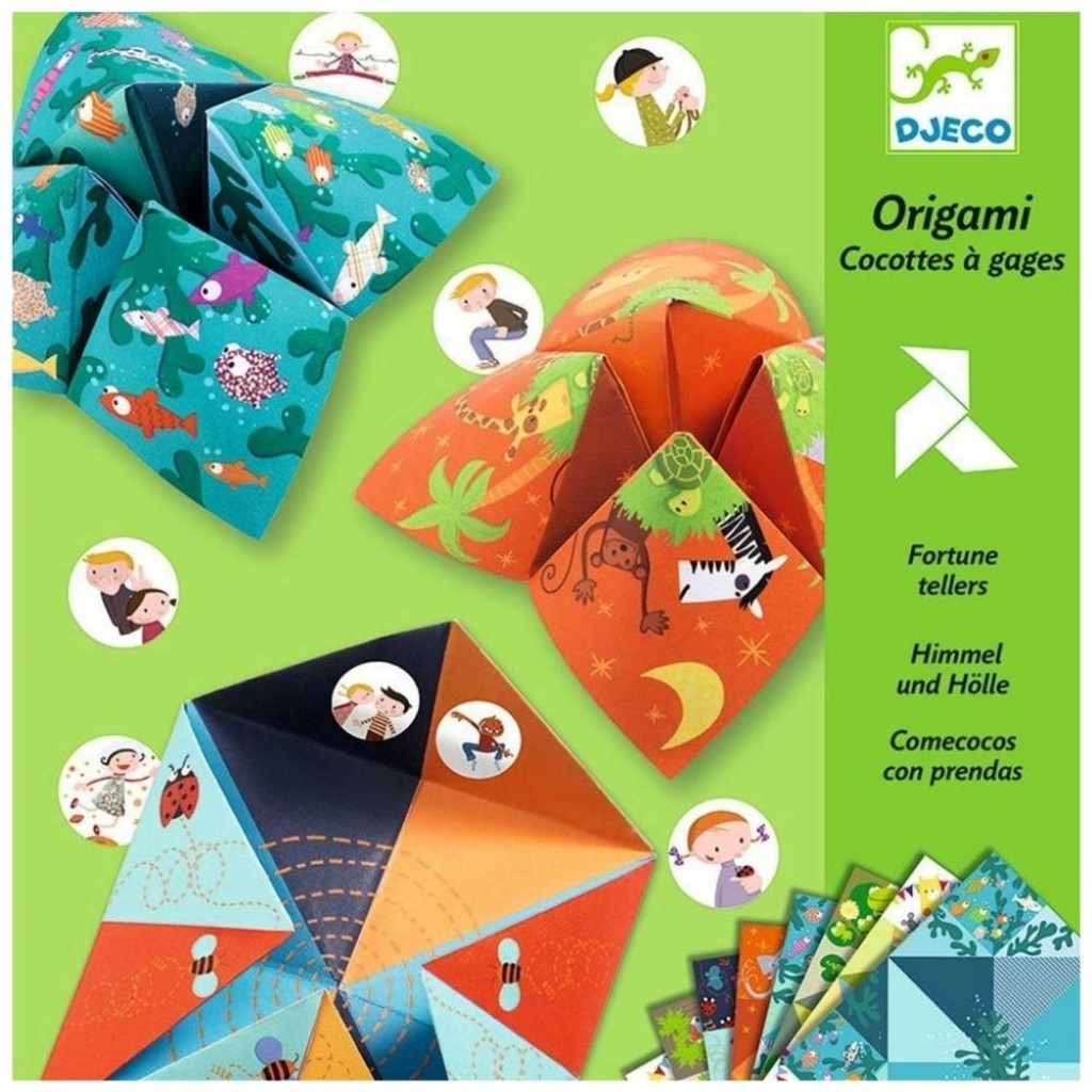 DJECO Origami: Nebo, peklo, raj (pre chlapcov)