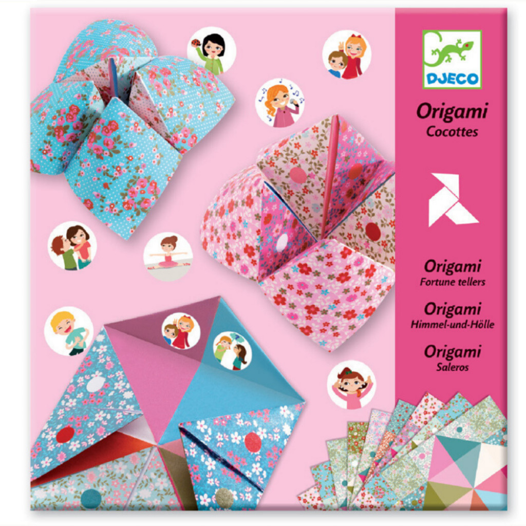 DJECO Tvorivá sada Origami - Nebo, peklo, raj (pre dievčatá)