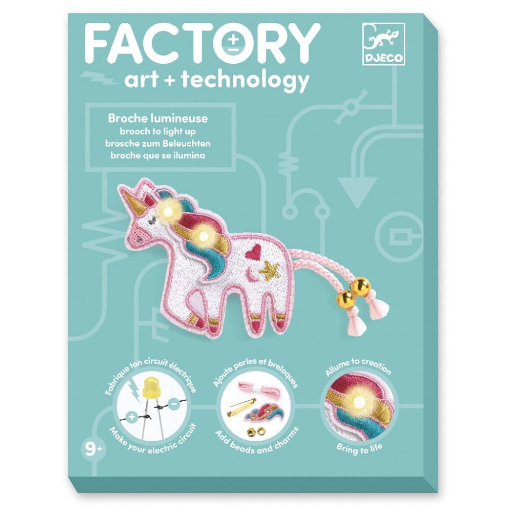 DJECO Factory: Brošňa Bunny girl (umenie a technolégie s video návodom)