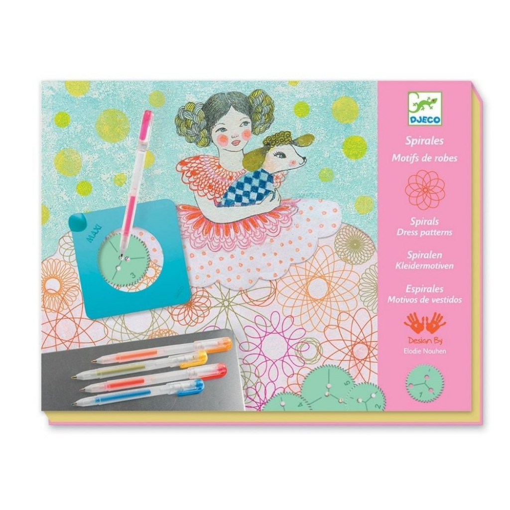 DJECO Spirograf – Šaty plné špirál
