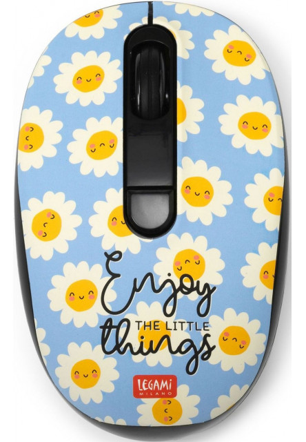 Bezdrôtová myš Legami wireless mouse - daisy - Poškodené