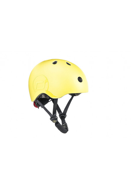 Detská prilba scoot and ride - s - lemon - Poškodený kus