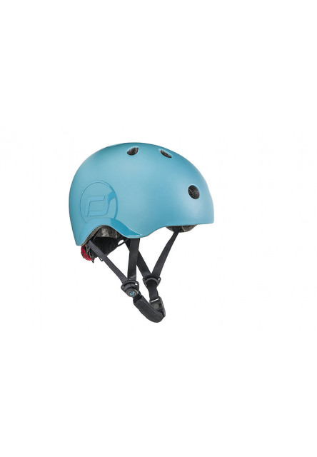 Detská prilba scoot and ride - s - steel - Poškodený kus