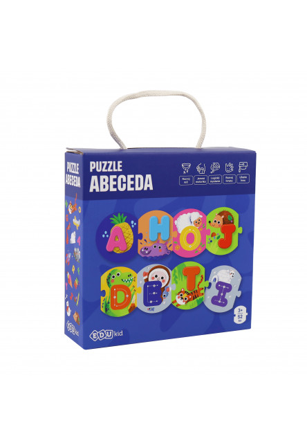 Puzzle Abeceda SK/CZ - Poškodený obal