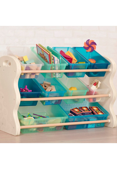 Organizér na hračky s ukladacími boxami