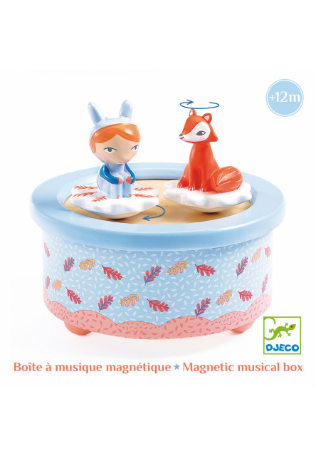 Chlapec a líška: magnetická hracia skrinka DJECO