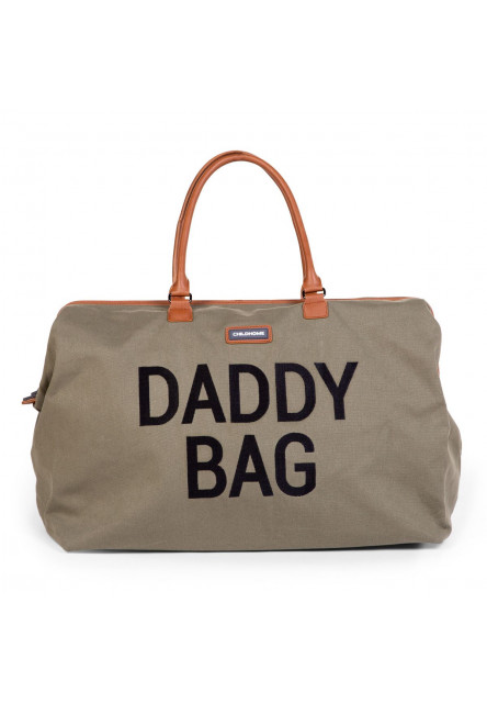 Prebaľovacia taška Daddy Bag Big Canvas Khaki Childhome