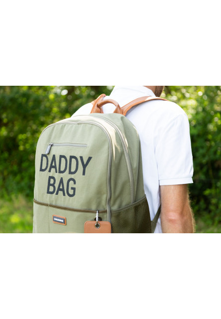 Prebaľovací batoh Daddy Bag Canvas Khaki