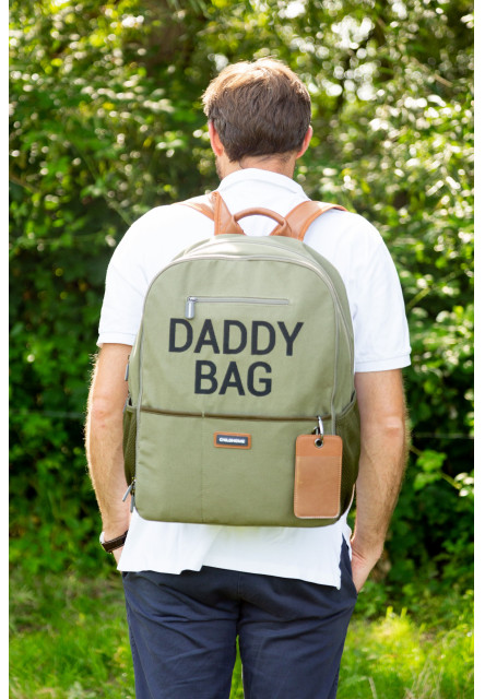 Prebaľovací batoh Daddy Bag Canvas Khaki