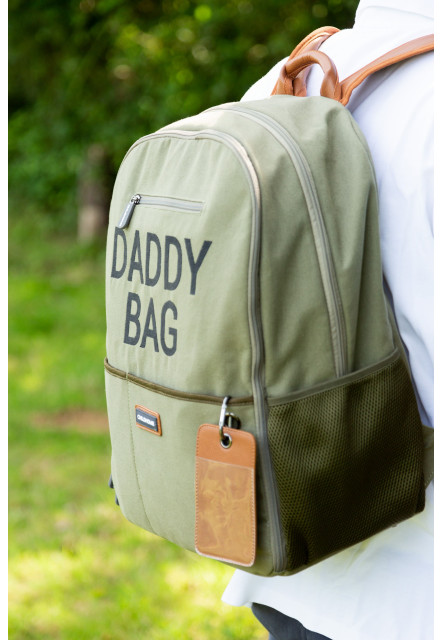 Prebaľovací batoh Daddy Bag Canvas Khaki