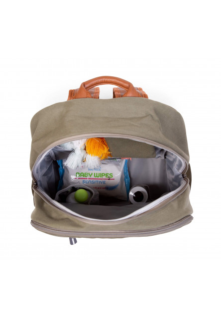 Prebaľovací batoh Daddy Bag Canvas Khaki