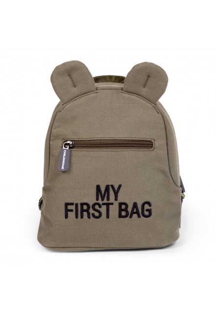 Detský batoh My First Bag Canvas Khaki