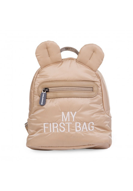 Detský batoh My First Bag Puffered Beige Childhome