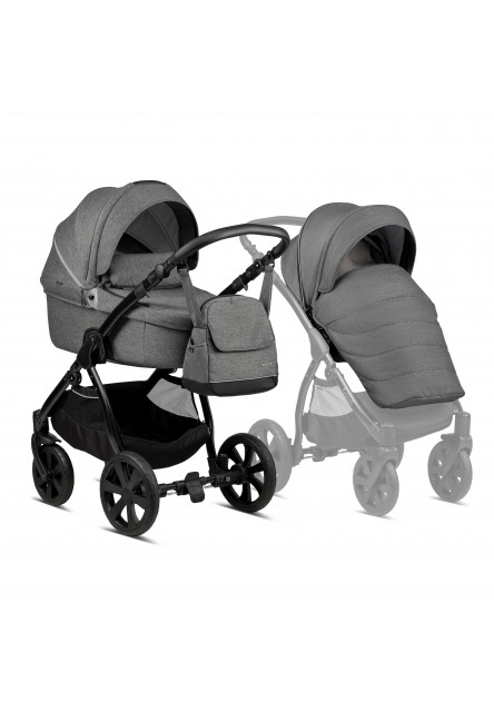 Kočík Fjordi 2022 2v1 Dark Grey Noordi