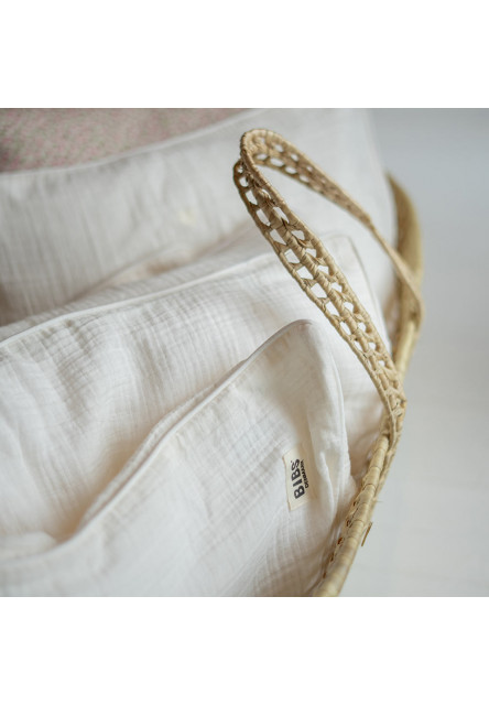 Mušelínové obliečky z BIO bavlny (Ivory)