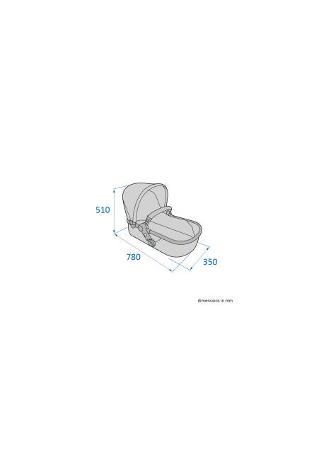 Zelia 3 kočík Essential Graphite