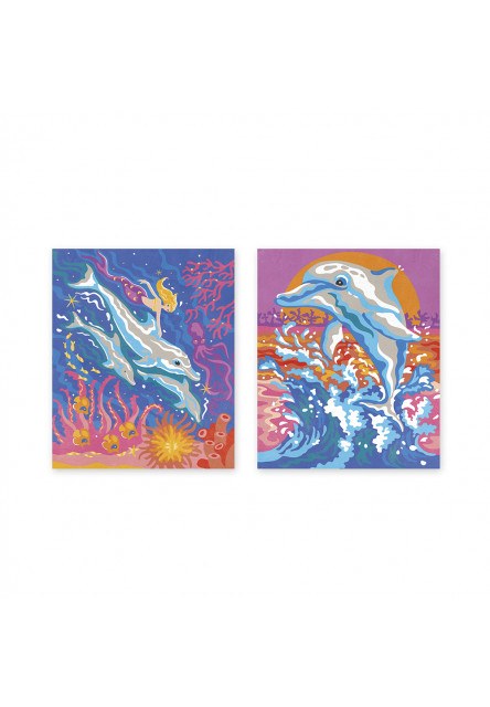 Atelier Sada Maxi Maľovanie s číslami Delfíny od 7 rokov