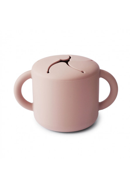 Silikónový pohárik na snack mushie - soft lilac