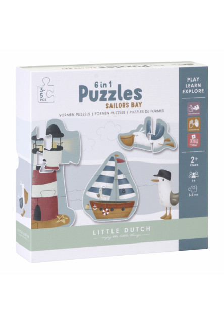 Puzzle 6v1 Námornícký záliv Little Dutch