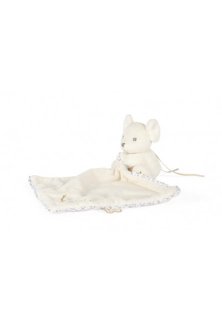 Plyšový mojkáčik pre bábätko Myška krémový Perle
