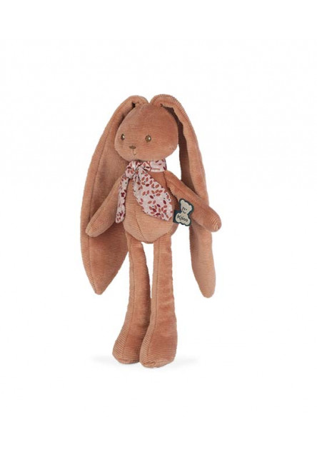 Plyšový zajac s dlhými ušami terakota Lapinoo 25 cm