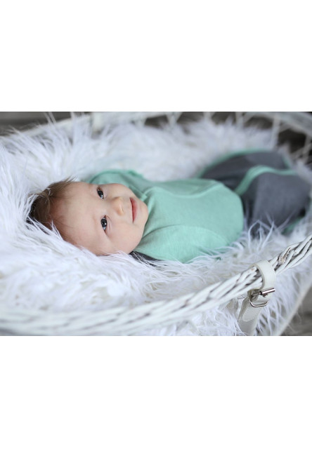 Zavinovačka Sleepee Second Step Swaddle s čiapočkou zdarma Bloom