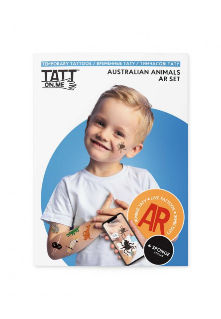 TATTonMe Živé tetovačky pre deti Austrálske zvieratá TATTonMe
