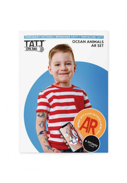 TATTonMe Živé tetovačky pre deti Morské zvieratá